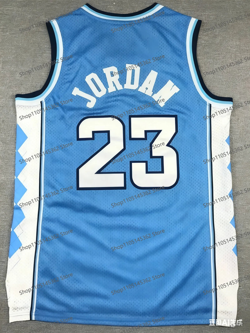 Summer 2025 Carolina Fans Basketball Jersey 23 Michael Jordan College 3D Printed T-shirt for College Sports