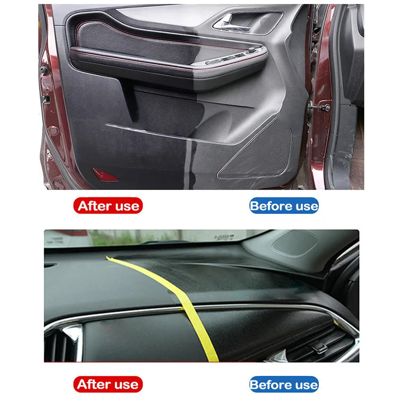 Car Plastic Restore Coating Agent Auto Plastic Rubber Exterior Repair Clean Car Restoration Agent Black Shine Seal Brighten Cars