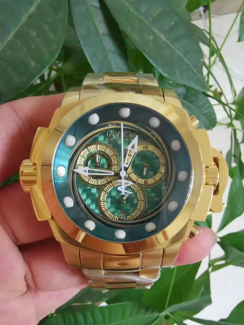 INVICTA Vortex Element Waterproof Quartz Large Dial Men's Watch