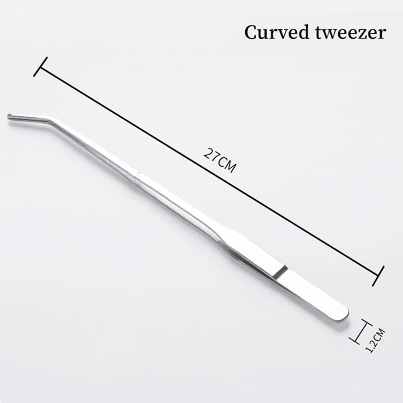 Aquarium Tank Aquascaping Tools Aquarium Scissor Tweezers Tool Stainless Steel Aquatic Plants Set for Aquarium Maintenance