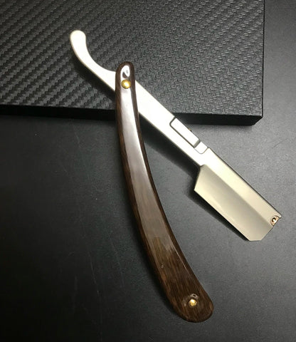 Stainless Steel Folding Shave Knife Beard Straight Razor Hair Dressing Tool Men Manual Convenience Hair Trimmer Shaver Barbeador