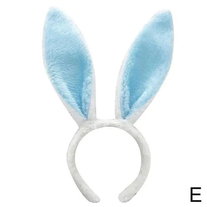 Diadema con orejas de conejo para fiesta de Pascua, accesorio para fotomatón, decoración de fiesta de Pascua, accesorios de disfraz