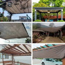 Summer Sunshade Net Garden Room, Sunscreen Shading Sails, Sun Protection, Shading Mesh, Outdoor Camping, Car Sun Cover