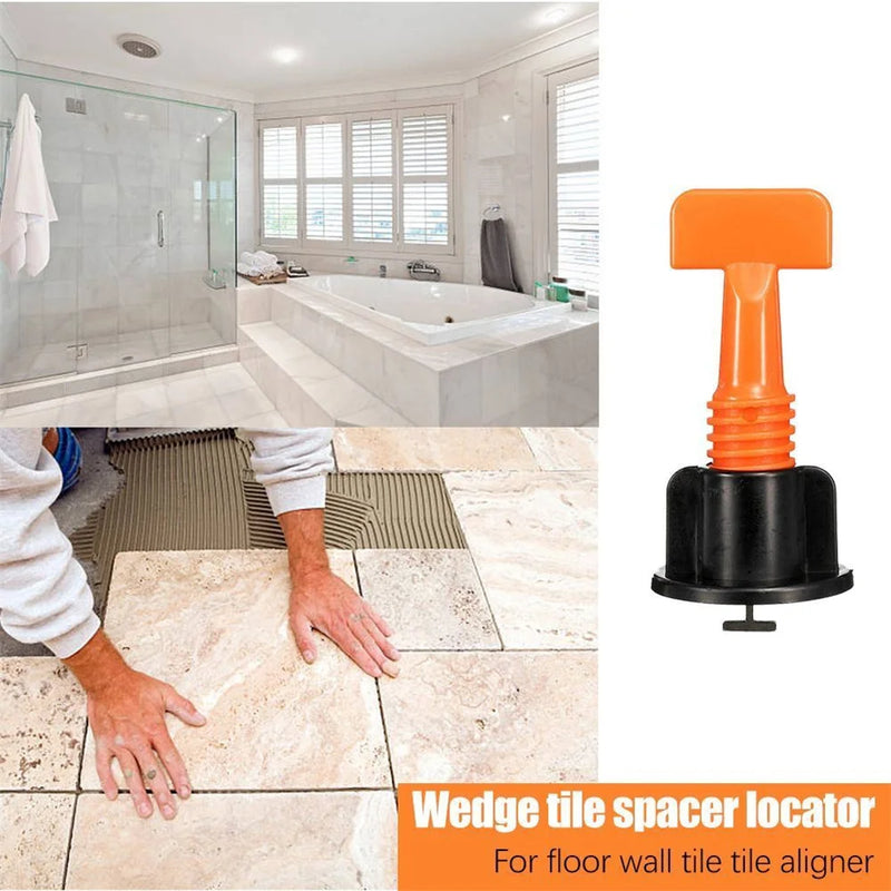 Tile Leveling System Reusable Wedges Construction Flooring Wall Spacer Locator Needle Pin for Wall Floor Tile Laying Leveler