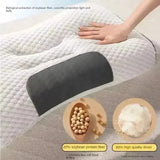 Knitted cotton pillow, cervical spine protection, sleep aid, pillow core, special household dormitory student pillow for adults