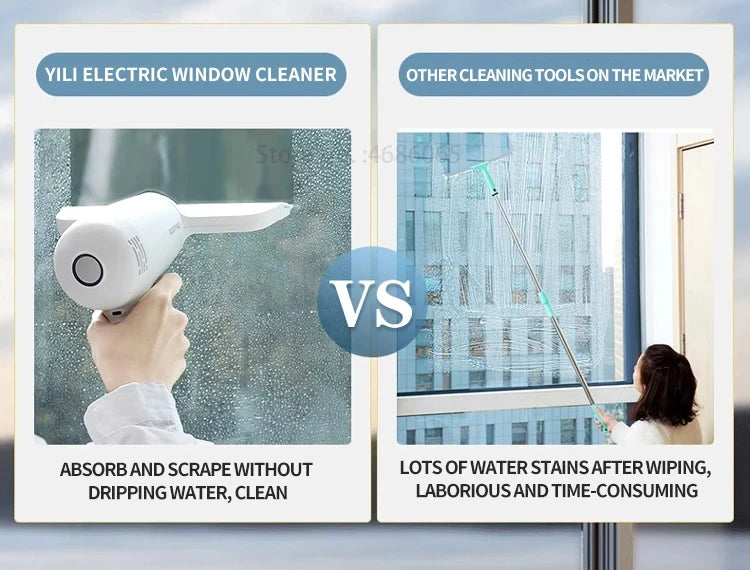 Electric Window Cleaner For Home Wireless Glass Cleaning Machine Kitchen Bathroom Cleaning Tools Car Windshield Mirror Wiper