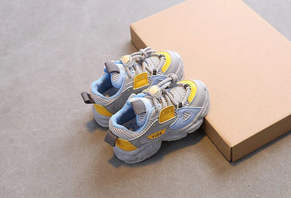 Zapatos para bebés y niños pequeños, talla 21-36, de malla transpirable, informales, antideslizantes