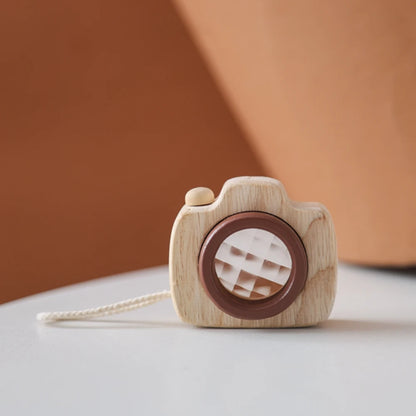 1Pc Wooden Baby Montessori Toys Fashion Camera Pendant Toys for Kids Outdoor Toys Gift Children Wooden Presents Kids Gifts