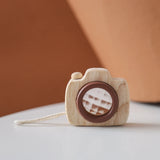 1Pc Wooden Baby Montessori Toys Fashion Camera Pendant Toys for Kids Outdoor Toys Gift Children Wooden Presents Kids Gifts