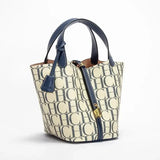 CH Large Capacity Commuter Travel Handbag Luxury Brand Fashion Texture Letter Printed Women's Shoulder Bag