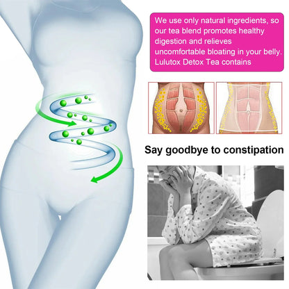 Natural Tea Detox Green Tea Body Shaping Wellness Metabolism Support Herbal Body care Drink