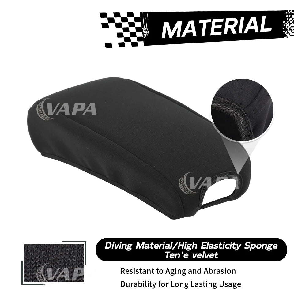 Car Armrest Cloth Cover Anti-Dirt Protective Cover Fit for Dodge Journey 2011-2020 Interior Accessories