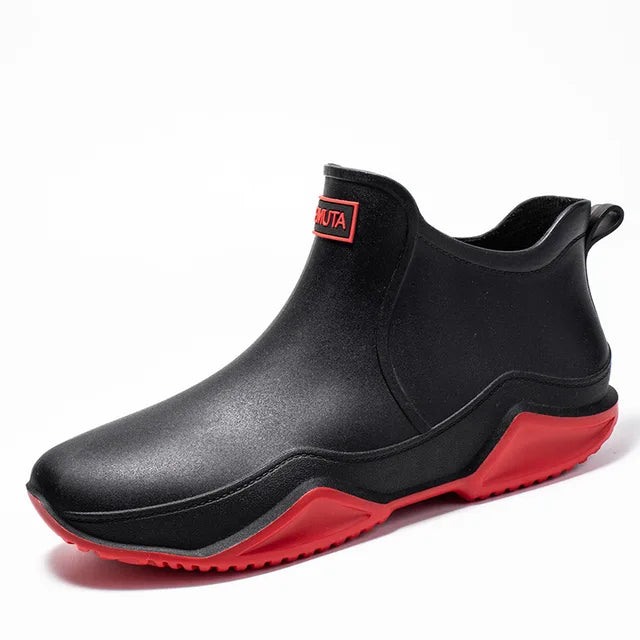 Botas de lluvia para hombre para todas las estaciones, impermeables, antideslizantes, para pesca, actividades al aire libre, lavado general, jardinería y acampada. 