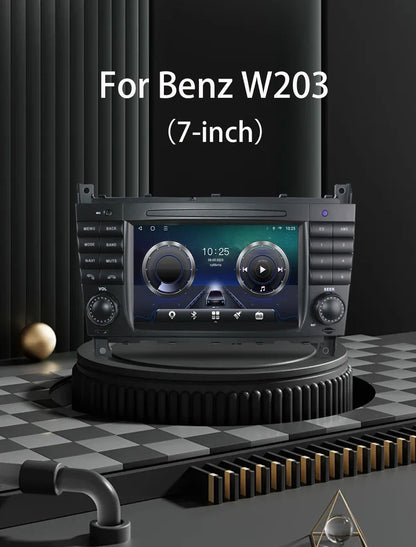 Android 13 two din built with wifi octa core 4GB Touch Screen car multimedia player for mercedes Benz w203