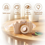1Pc Wooden Baby Montessori Toys Fashion Camera Pendant Toys for Kids Outdoor Toys Gift Children Wooden Presents Kids Gifts