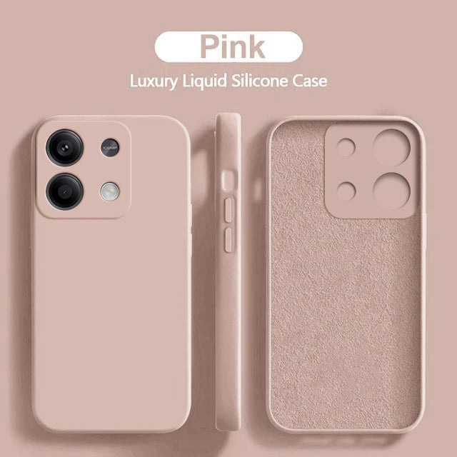 Redmi Note 13 Pro Plus 5G Case Luxury Liquid Silicone Phone Case For Xiaomi Redmi Note 13 Note13 Pro Plus Shockproof Soft Cover