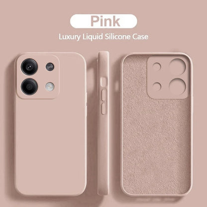 Redmi Note 13 Pro Plus 5G Case Luxury Liquid Silicone Phone Case For Xiaomi Redmi Note 13 Note13 Pro Plus Shockproof Soft Cover