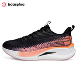 Baasploa Women's Professional Running Shoes Outdoor Carbon Plate Non-Slip Sports Shoes Female Casual Breathable Jogging Sneakers