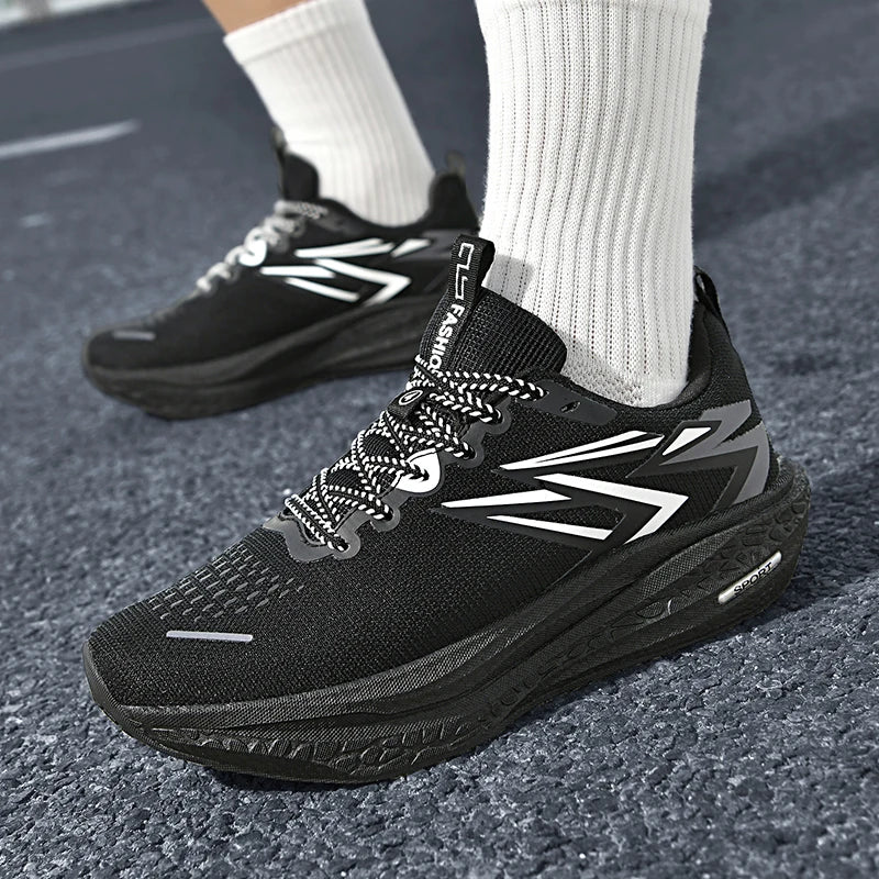 Running Sneakers Men Lightweight Breathable Non-Slip Wear-Resistant Soft Gym Jogging Shoes Comfort Marathon Sport Shoes for Man