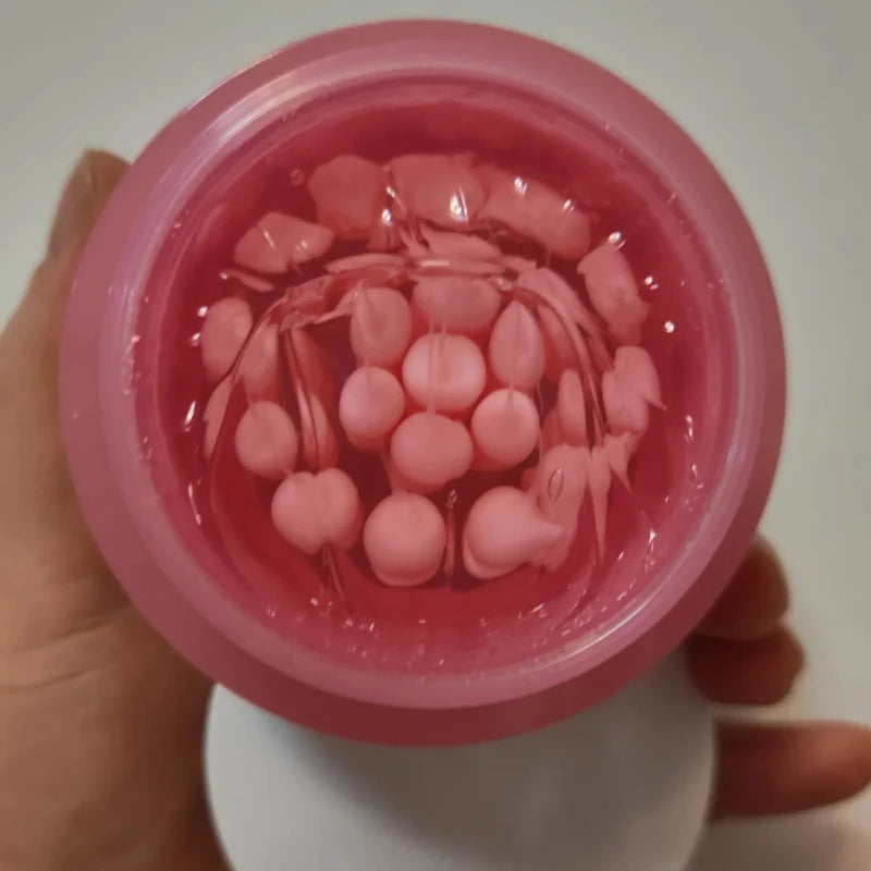 PDRN Pink Collagen Capsule Cream with Niacinamide Cream for Uneven Skin Tone Lightweight Face Moisturizer Original Korean Cream