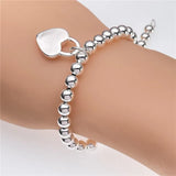 Fine 925 Sterling Silver Bracelet for Women and Men, Noble Nice Chain, Solid Charms, Wedding Party Gift, Fashion Jewelry, Hot Model 