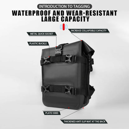 For BMW R1200GS R1250GS ADV For HONDA NC750X CB500X Motorcycle Frame Crash Bars Waterproof Bag Bumper Repair Tool Placement Bag