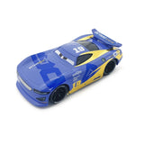 Disney Pixar Cars 3 Hibiscus 1:55 Diecast Metal Car Toy Black Storm Jackson Model Children Cars 2 Toys Boy Christmas Gifts