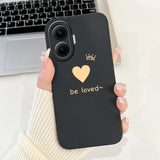 For Xiaomi Poco F7 Phone Cover For Redmi Turbo 4 Pro 5G Case Silicone Cute Cartoon Fashion Luxury Love Shockproof Bumper Funda