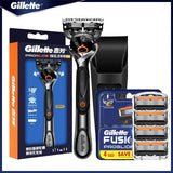 Gillette Fusion ProGlide Power Razor Shaver 5 Layer Blades Male Face Beard Hair Trimmer Men\'s Razor Machine Original