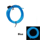 10/5/3/2/1M Glow EL Wire Neon Cable Christmas Dance Party DIY Costumes USB Switch Light Battery Voice control Lamp LED Mask Ball
