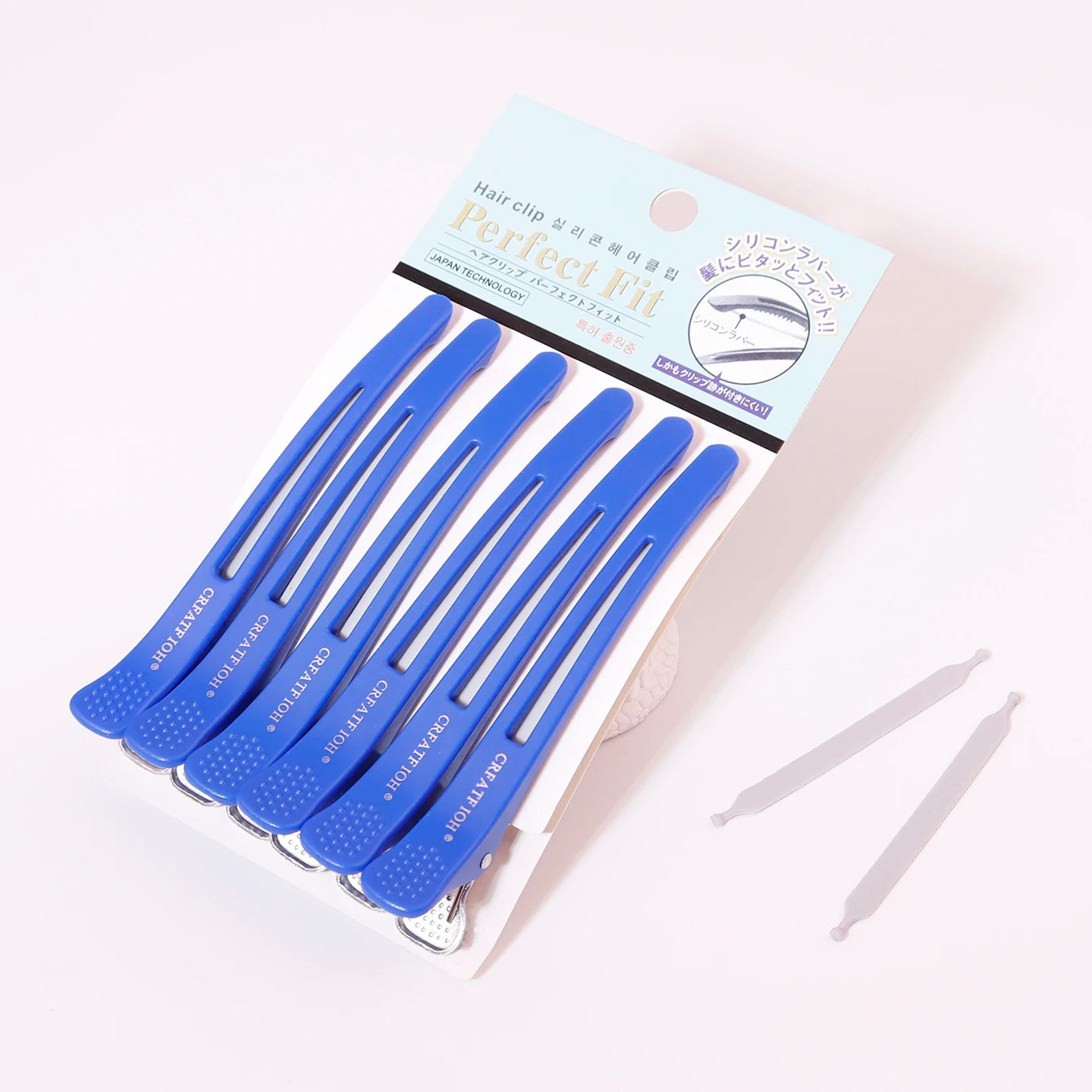 Grampo de cabelo longo sem costura, 6 peças, grampo de cabelo sem vinco, grampo de cabelo antiderrapante, especial para perucas de cabelo real