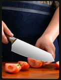 Kitchen Knife Stainless Steel Slicing Cleaver Japanese Chef Fish Cutting Vegetables Meat Cooking Knives Set Tools Kitchen Knives