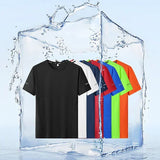 T-shirt for Men Plus Size 5XL/6XL Quick Drying T-shirt Round Neck Big Size Short Sleeve Oversized T Shirt