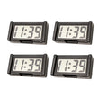 Mini Digital LCD Clock, Self-Adhesive Electronic Bracket Clock, Time and Day Display for Car Truck Dashboard, Auto Accessories