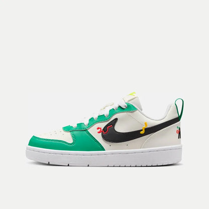 NIKE 2024 Boys' COURT BOROUGH LOW RECRAFT (GS) Kids Sneakers Sports Shoes HF5750-101