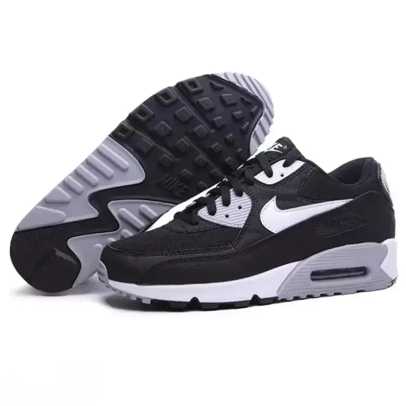 Nike AIR MAX 90 Classic - Zapatillas deportivas para hombre y mujer, color blanco, negro, azul y rojo, cómodas, para exteriores, talla 36-46