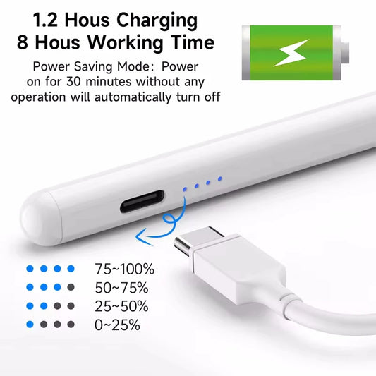 Nuevo lápiz óptico universal para tableta, lápiz táctil para iPad, Apple Pencil, teléfono móvil para Huawei, Lenovo, Samsung, Xiaomi, Redmi.