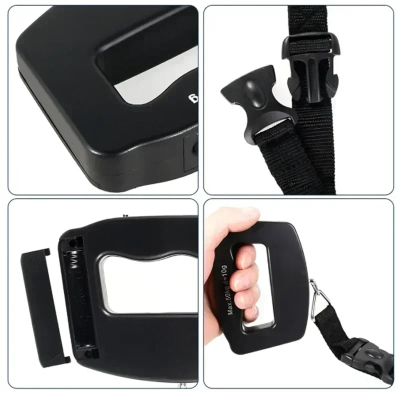 Digital Luggage Scale Electronic Portable Suitcase Travel Weighs With Backlight Electronic Travel Hanging Scales