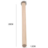 10/14/20//25cm Parrot Pet Raw Wood Hanging Stand Rack Toy Parakeet Hamster Branch Perches Bird Cage Accessories