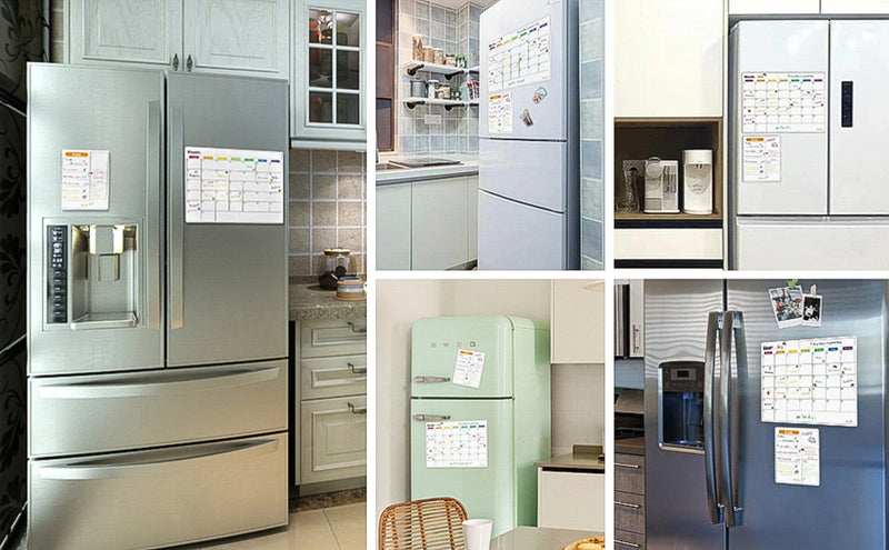 Magnetic Calendar For Fridge Monthly Weekly Planner Calendar Table Dry Erase Whiteboard With Pen Fridge Sticker Message Board