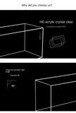 Acrylic Ultra White Fish & Aquatic Pets Tank Open Aquarium Light Table Top Small Rectangular Water Plant Turtle Tank Customized