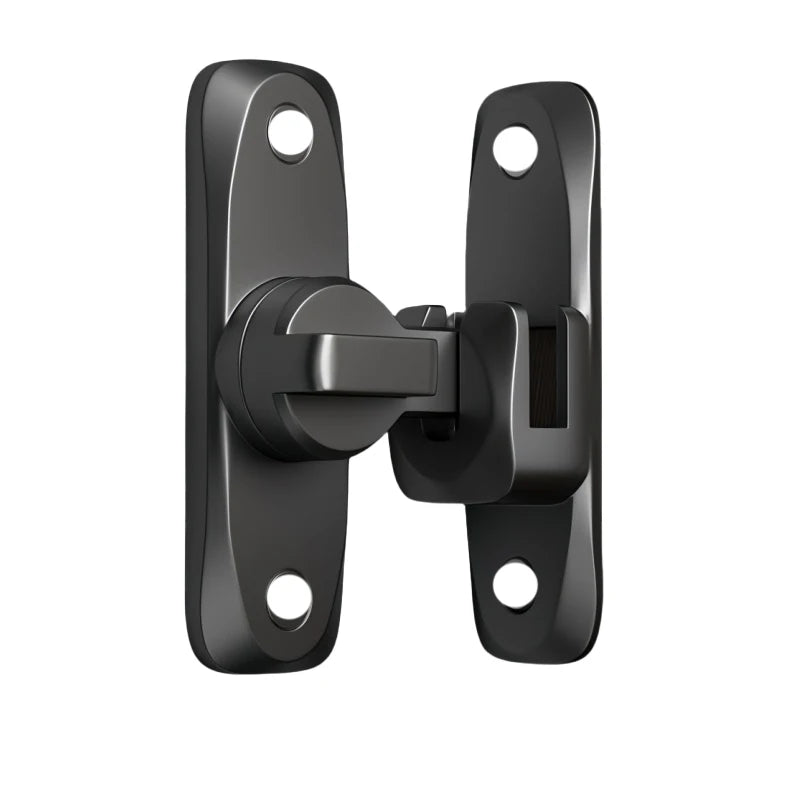 1pc Sliding Door Latch Home Security Latch Bolt Zinc Alloy 90 180 Degree Easy Install Lock Bathroom Sliding Door Bolt Latch