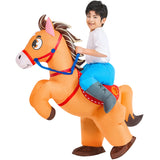 Adult Rooster Inflatable Costume Funny Unicorn Elk Animals Inflatable Suit Halloween Carnival Half Body Blow Up Suit for Cosplay
