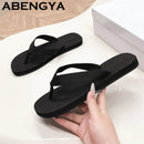 2025 Summer Hot Red Sole Flip Flops Flat Slippers For Women&Men Thick Sole Lazy Mules Casual Vacation Beach Slides Couple Shoes