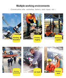 Manlegu Air Mesh Steel Toe Work Shoes Breathable Working Shoes Women Man Safety Shoes Lightweight Puncture-Proof Safety Boots