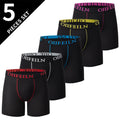 4/5 /10 Pcs Fashionable Men's Long Underwear Casual Boyshort Youth Sports Shorts Comfortable Breathable Stretch Shorts Underwear
