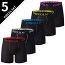 4/5 /10 Pcs Fashionable Men's Long Underwear Casual Boyshort Youth Sports Shorts Comfortable Breathable Stretch Shorts Underwear