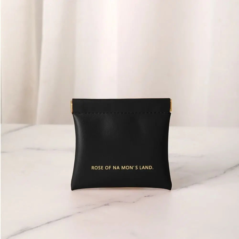 Fashion Simple Lipstick Makeup Bag Portable PU Jewelry Handbag Travel Mini Cosmetic Organizer Pouch for Women Girls