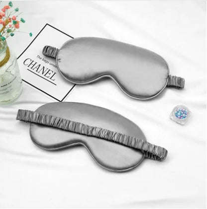Imitado Silk Eye Patch para Viagem, Sombreamento Máscara de Olho do Sono, Eye Patch, Relaxar Eyeshade Capa, Escudo do Dormir Saúde, Eye Care Tools
