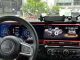 For Jeep Wrangler 2018-2022 Carplay LCD Instrument Panel Dual Screen Android Multimedia Video Player GPS Navigation Android Auto